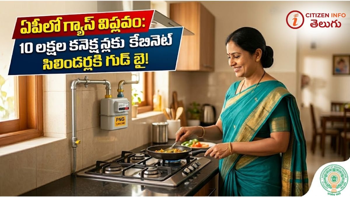 ఏపీ ప్రభుత్వం 10 లక్షల PNG గ్యాస్ కనెక్షన్లకు ఆమోదం తెలిపిన తాజా అప్డేట్